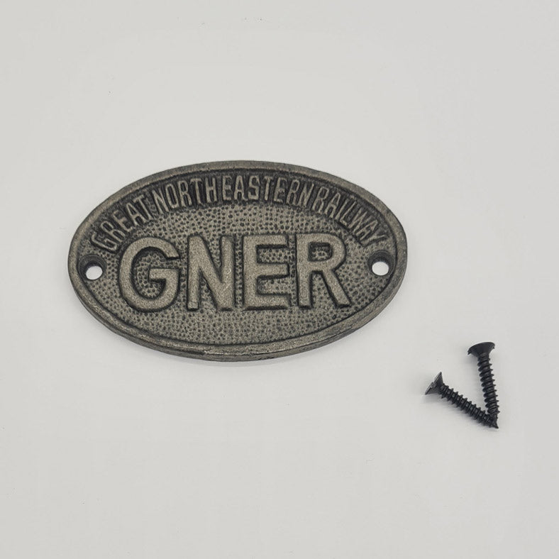 Door Sign Plaque Antique Style Cast Iron GNER