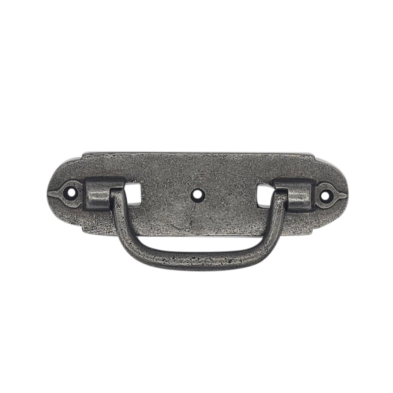 FRENCH STYLE Chest Lifting Handle Cast Antique Iron 150mm
