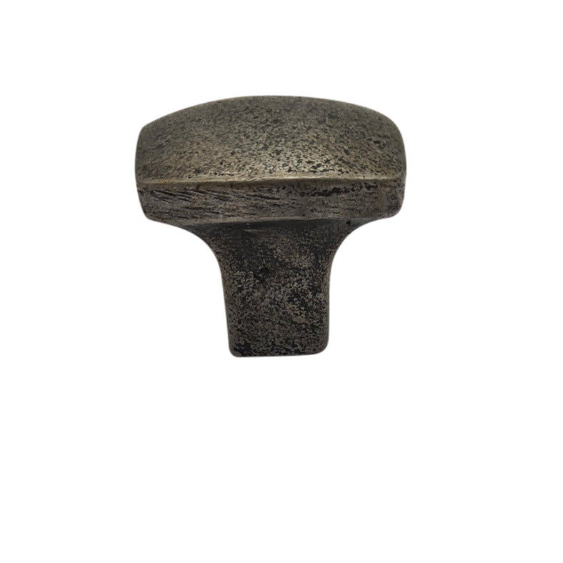 Knob BURNETT Square Antique Iron 40mm