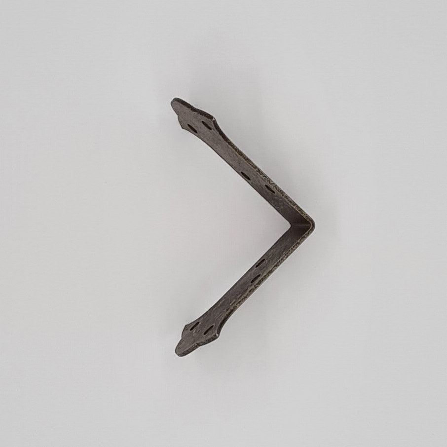 Butterfly Corner Strap Antique Iron 70mm