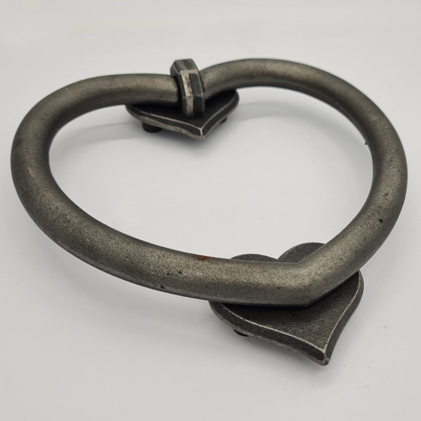 Door Knocker LOVE HEART Shape Cast Antique Iron 170mm
