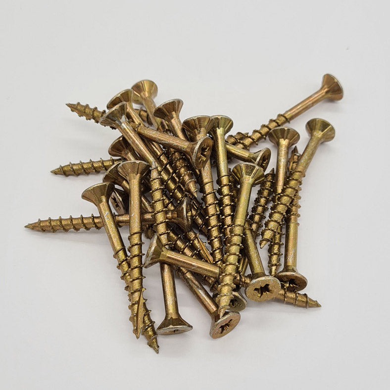 Pack of 25 Premium Multipurpose Countersunk Pozi WOODSCREWS 5.0 x 50mm