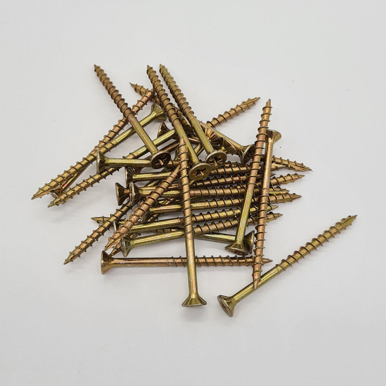 Pack of 25 Premium Multipurpose Countersunk Pozi WOODSCREWS 5.0 x 70mm