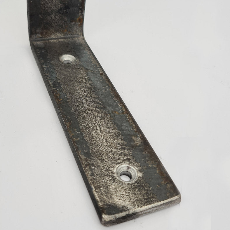 Pair of Heavy Duty Shelf Brackets for 9" Scaffold Board 225mm Bend DOWN