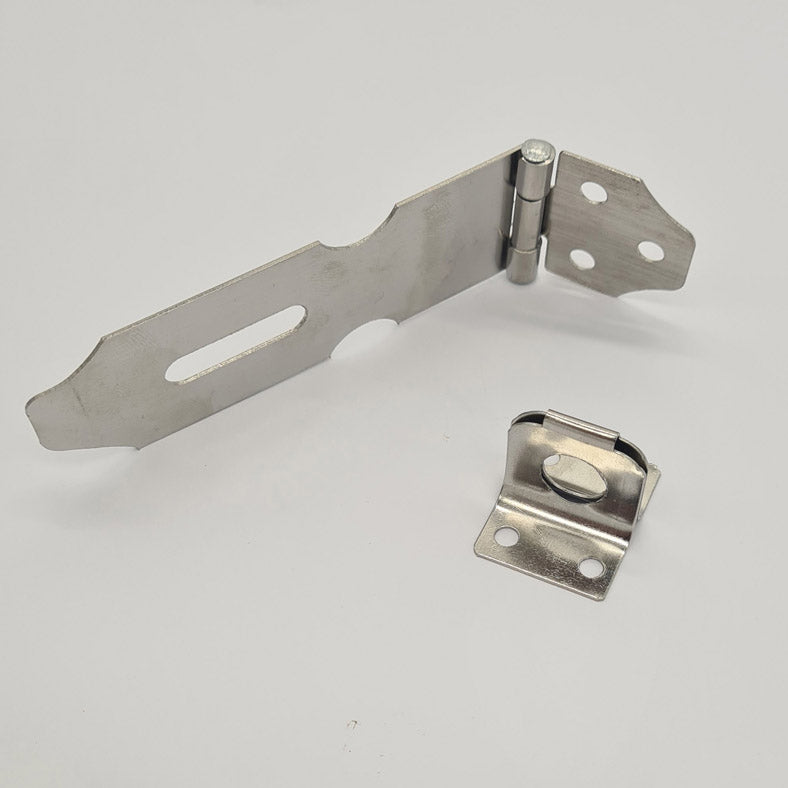 Stainless Steel Padlock Hasp and Staple 100mm (4") x 32mm