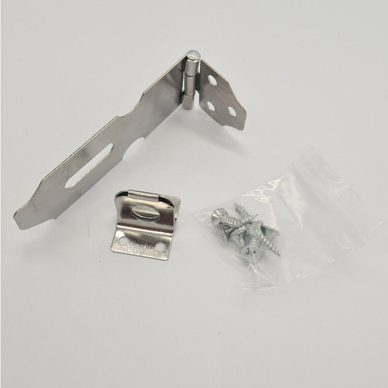 Stainless Steel Padlock Hasp and Staple 100mm (4") x 32mm