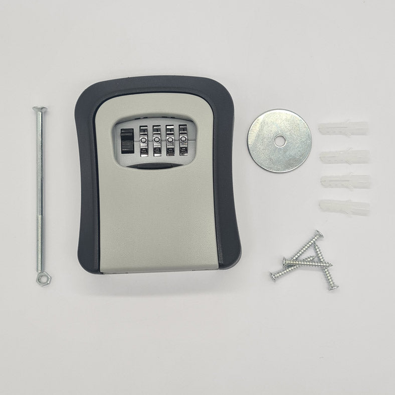Water-resistant combination key safe lock box