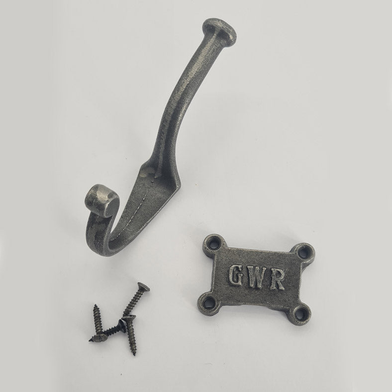 Antique Style Cast Iron Coat Hook GWR