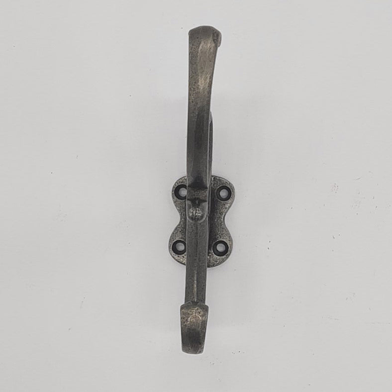 Victorian Coat Hook Antique Style Cast Iron 130mm