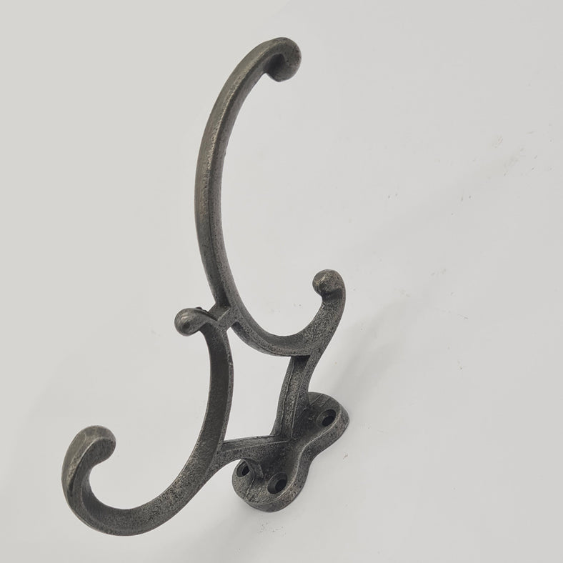 Victorian Coat Hook Antique Style Cast Iron 130mm