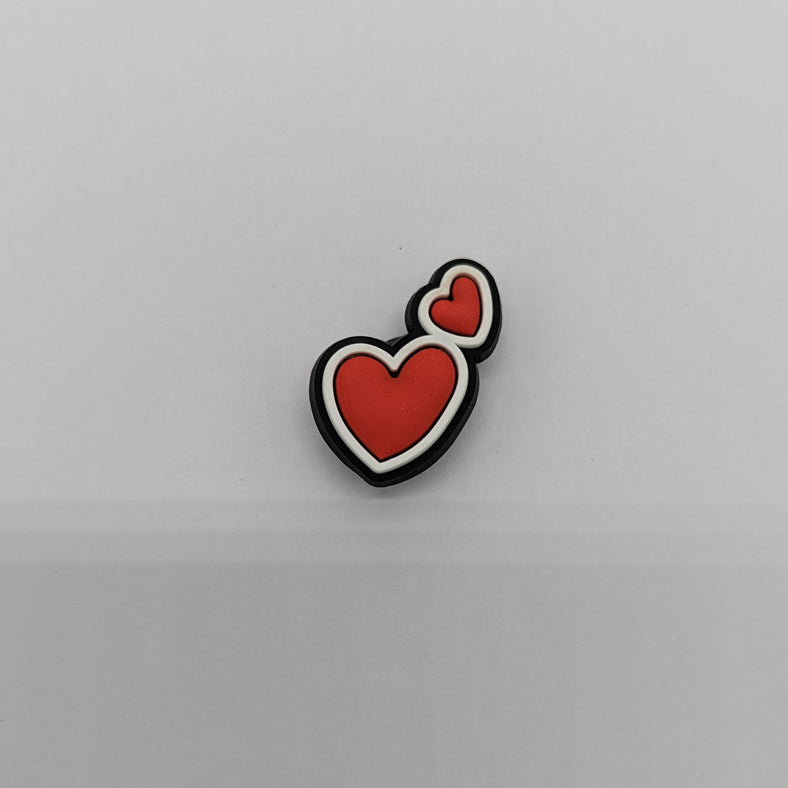 Love and Hearts - Shoe Charms
