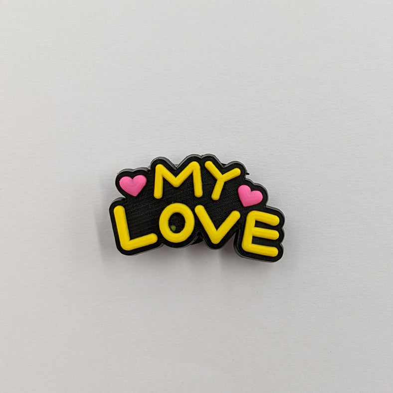 Love and Hearts - Shoe Charms