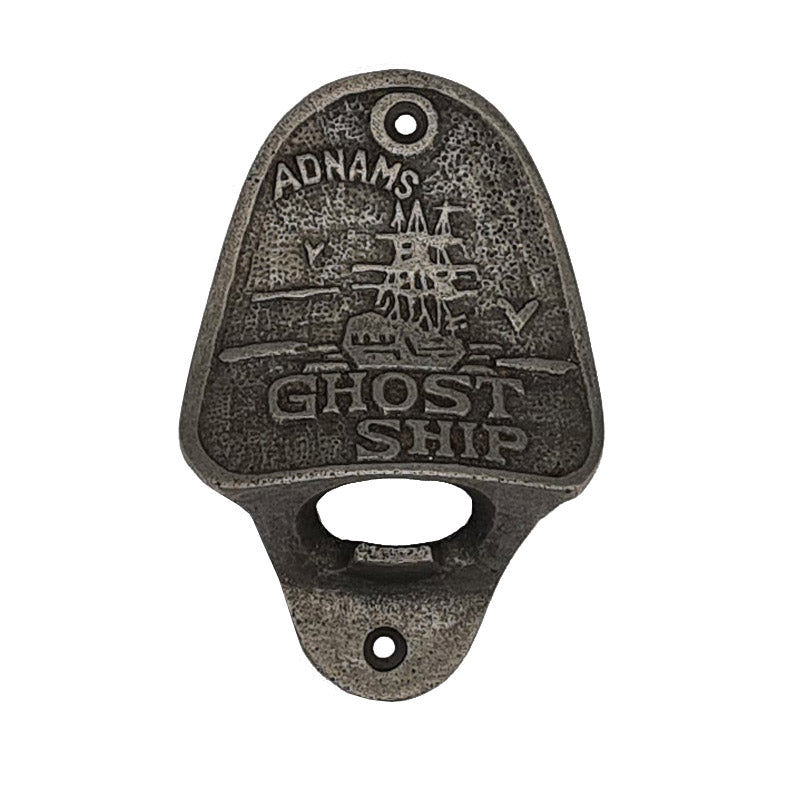 Bottle Opener Antique Style Cast Iron ADNAMS GHOST SHIP