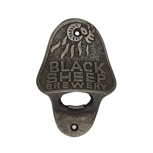 Bottle Opener Antique Style Cast Iron BLACK SHEEP