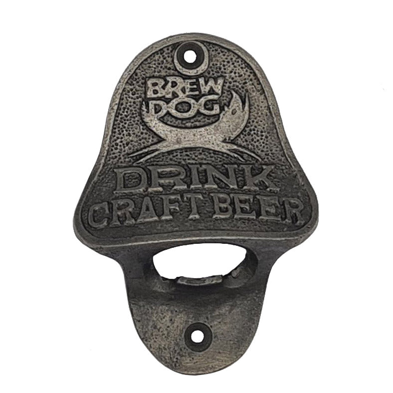 Bottle Opener Antique Style Cast Iron BREW DOG