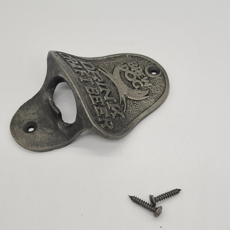 Bottle Opener Antique Style Cast Iron BREW DOG