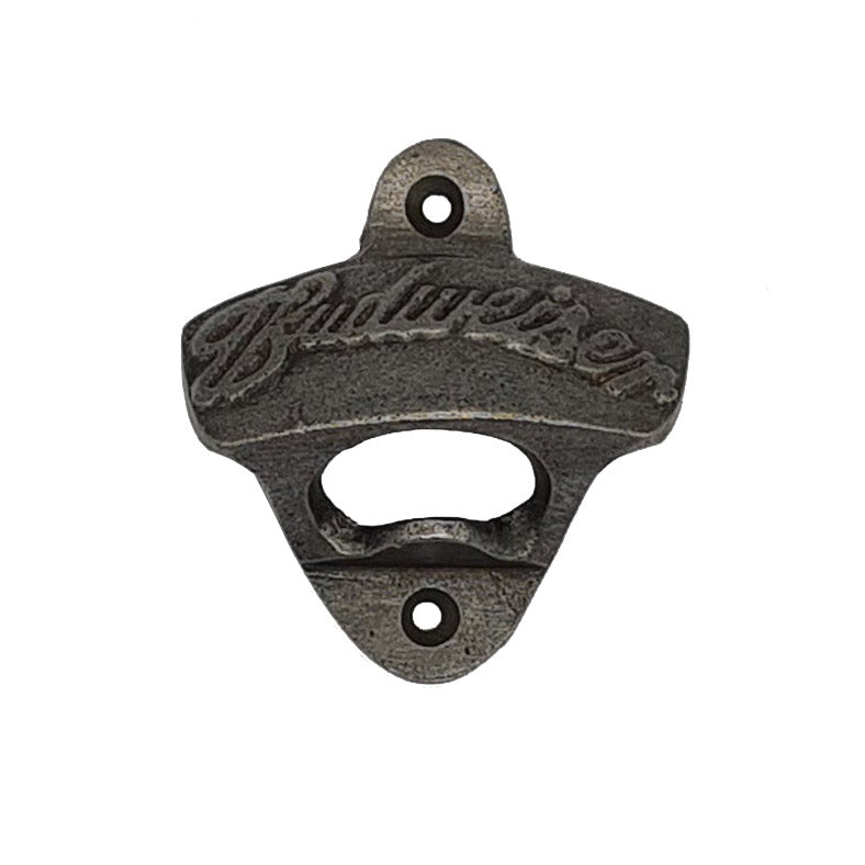 Bottle Opener Antique Style Cast Iron BUDWEISER