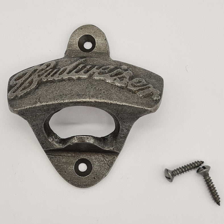 Bottle Opener Antique Style Cast Iron BUDWEISER