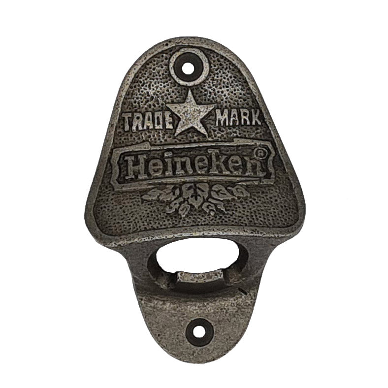 Bottle Opener Antique Style Cast Iron HEINEKEN