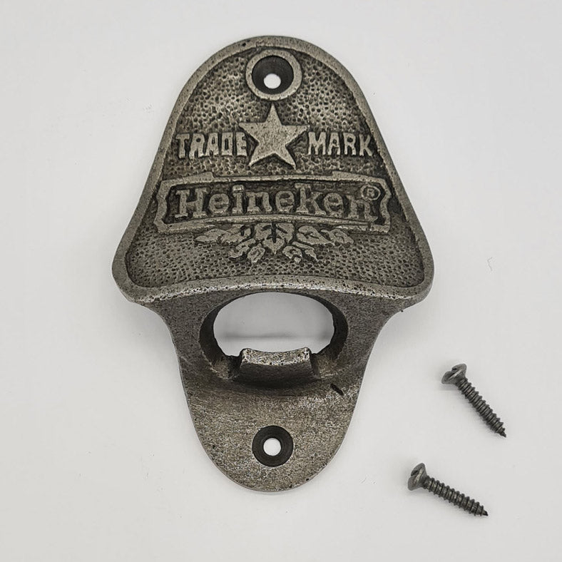 Bottle Opener Antique Style Cast Iron HEINEKEN