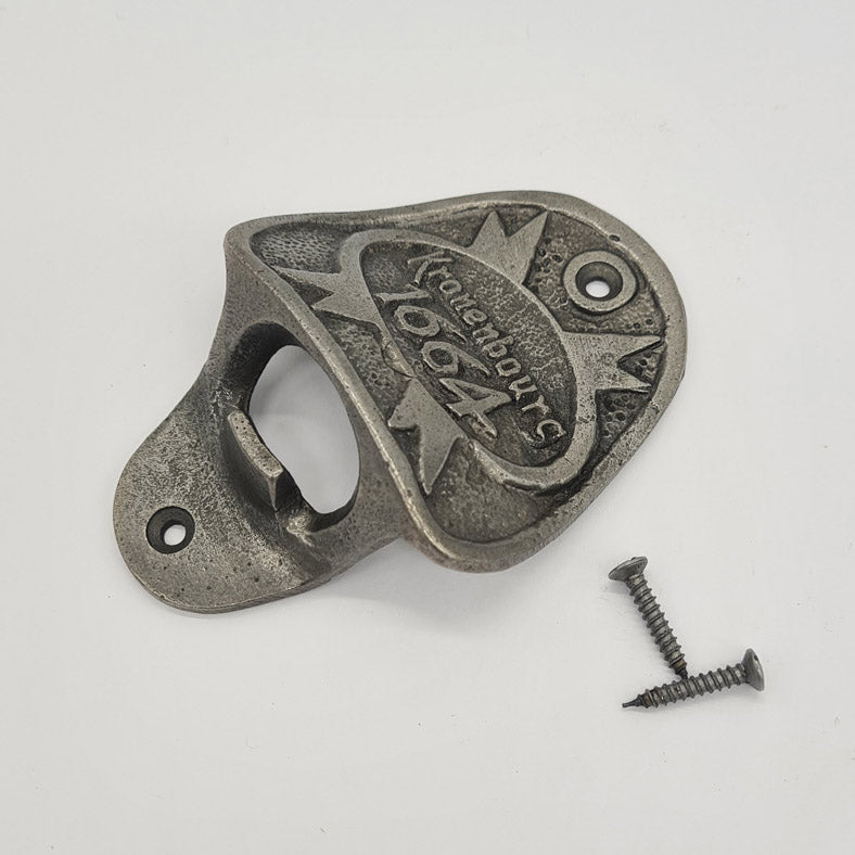 Bottle Opener Antique Style Cast Iron KRONENBOURG