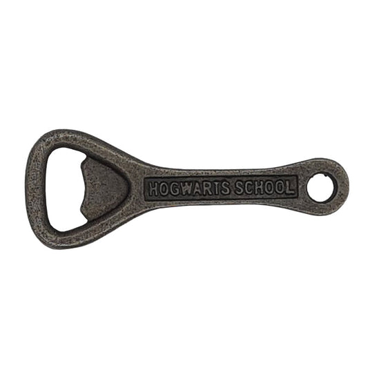 Hand Held Bottle Opener Antique Style Cast Iron HOGWARTS