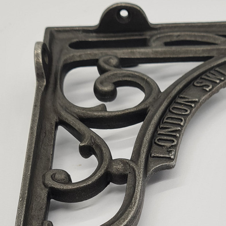 Pair of Shelf Brackets Antique Style Cast Iron LONDON SW1 180 x 200