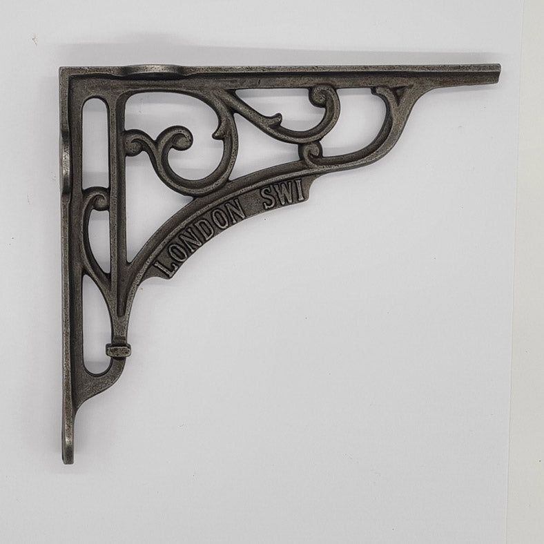 Pair of Shelf Brackets Antique Style Cast Iron LONDON SW1 180 x 200