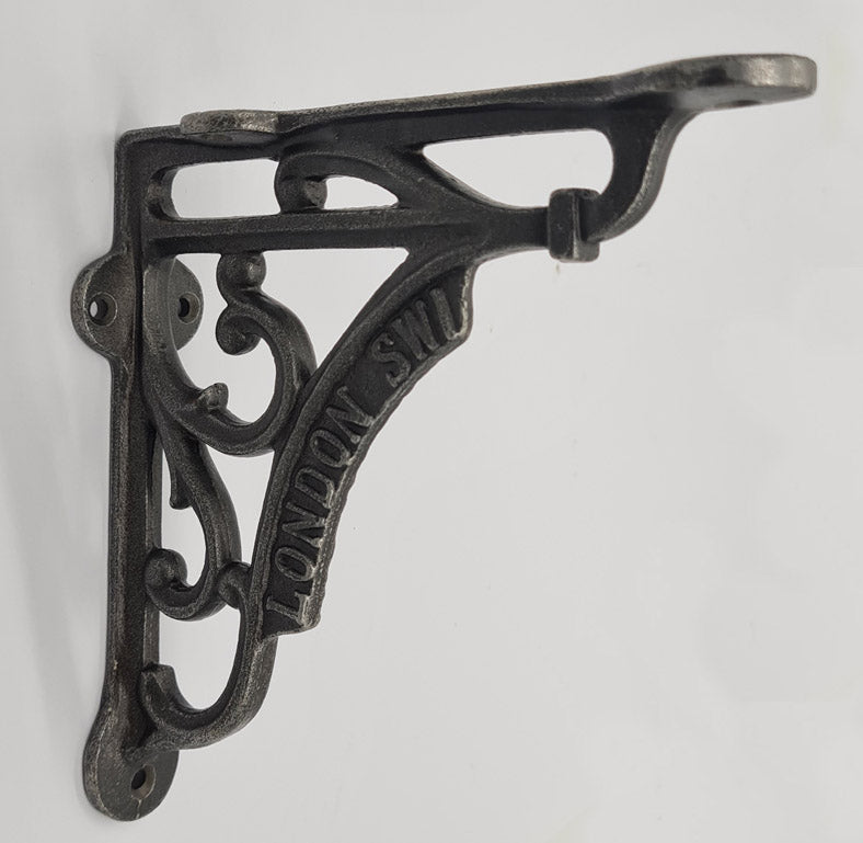 Pair of Shelf Brackets Antique Style Cast Iron LONDON SW1 150 x 150