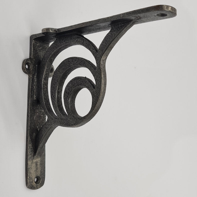 Pair of Shelf Brackets Antique Style Cast Iron LUNAR 150 x 150