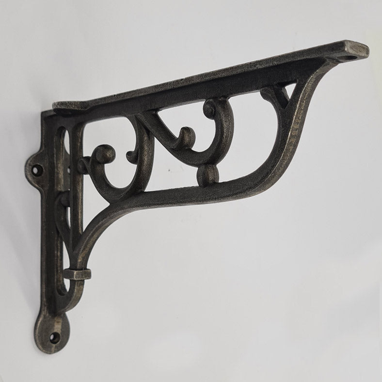 Pair of Shelf Brackets Antique Style Cast Iron HERITAGE 150 x 230