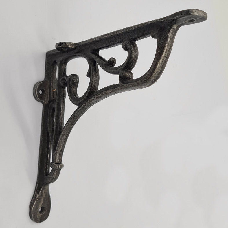 Pair of Shelf Brackets Antique Style Cast Iron HERITAGE 180 x 200