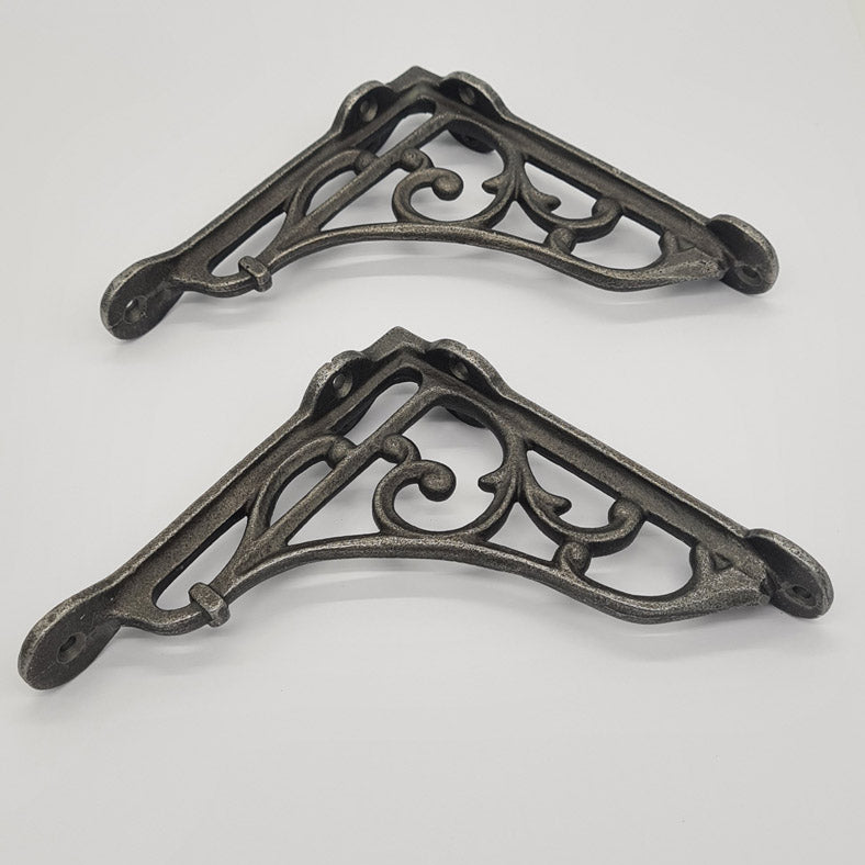 Pair of Shelf Brackets Antique Style Cast Iron HERITAGE 150 x 150