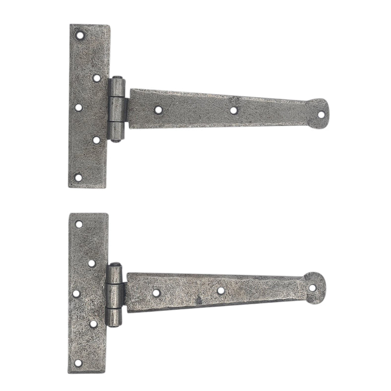 Pair of Hinges Decorative Antique Style Cast Iron TEE 200mm