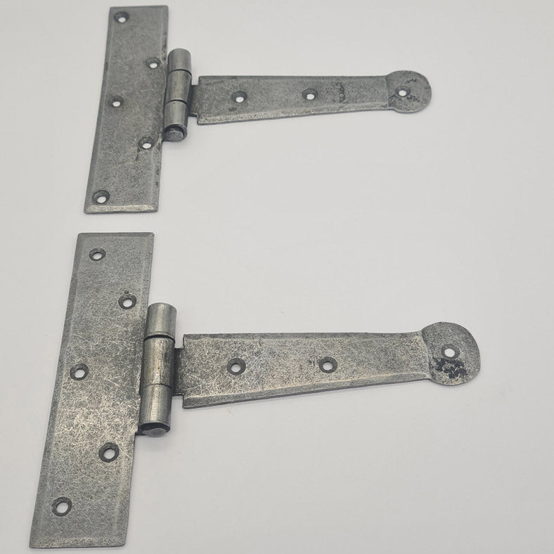 Pair of Hinges Decorative Antique Style Cast Iron TEE 150mm