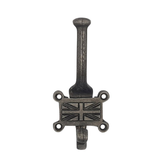 Antique Style Cast Iron Coat Hook UNION JACK