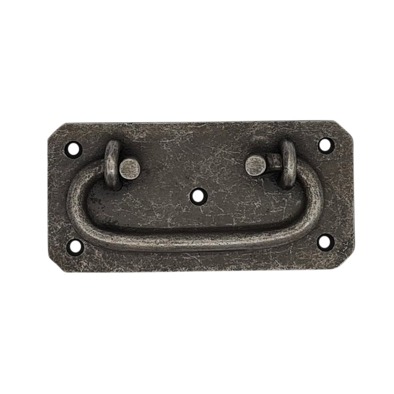 Chest Lifting Handle Plate Cast Antique Iron 130mm