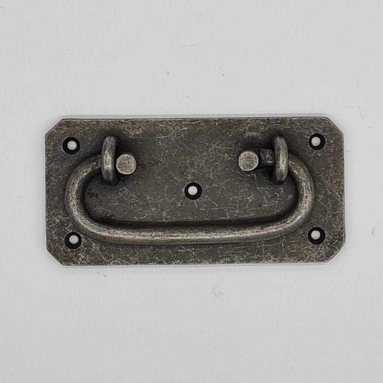 Chest Lifting Handle Plate Cast Antique Iron 130mm