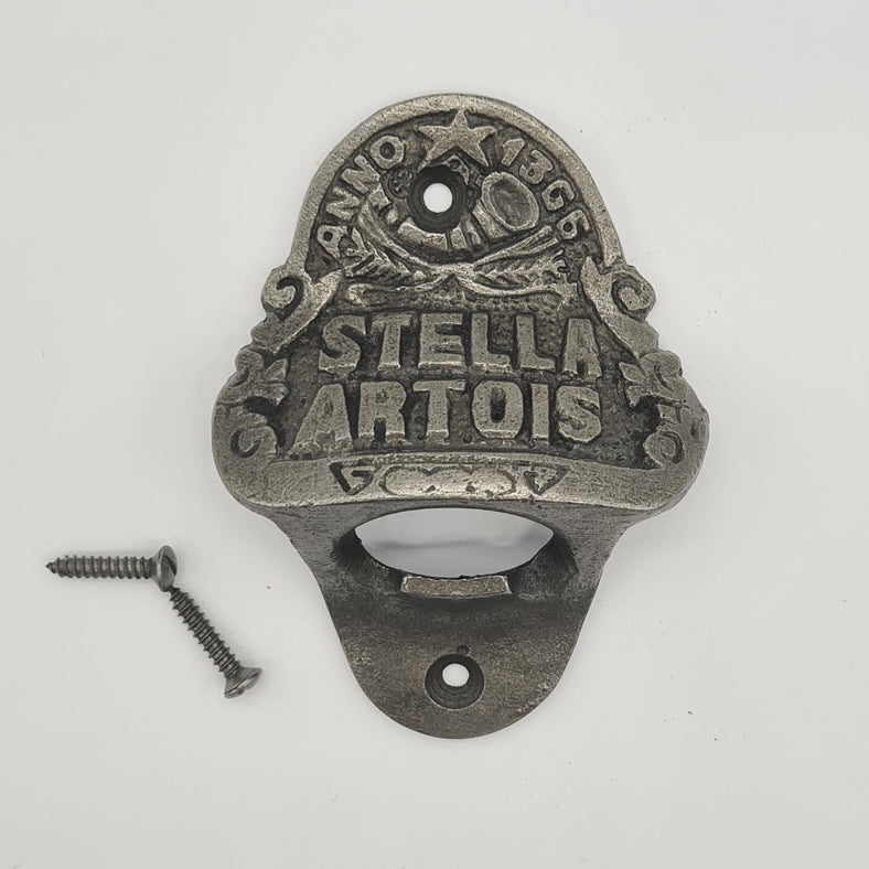 Bottle Opener Antique Style Cast Iron STELLA ARTOIS