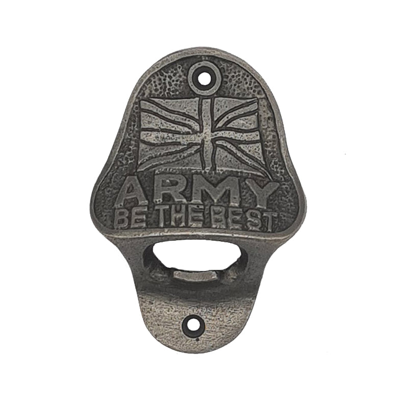 Bottle Opener Antique Style Cast Iron ARMY BE THE BEST