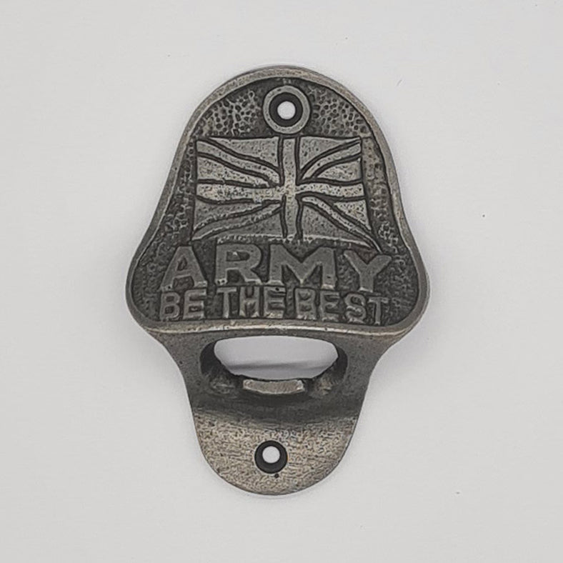 Bottle Opener Antique Style Cast Iron ARMY BE THE BEST