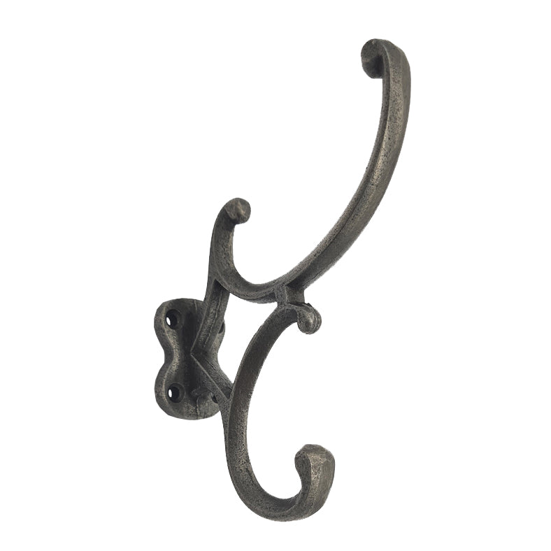 Victorian Coat Hook Antique Style Cast Iron 130mm