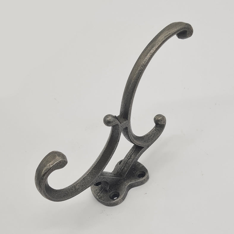 Victorian Coat Hook Antique Style Cast Iron 130mm