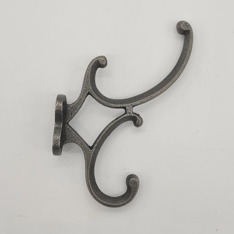 Victorian Coat Hook Antique Style Cast Iron 130mm