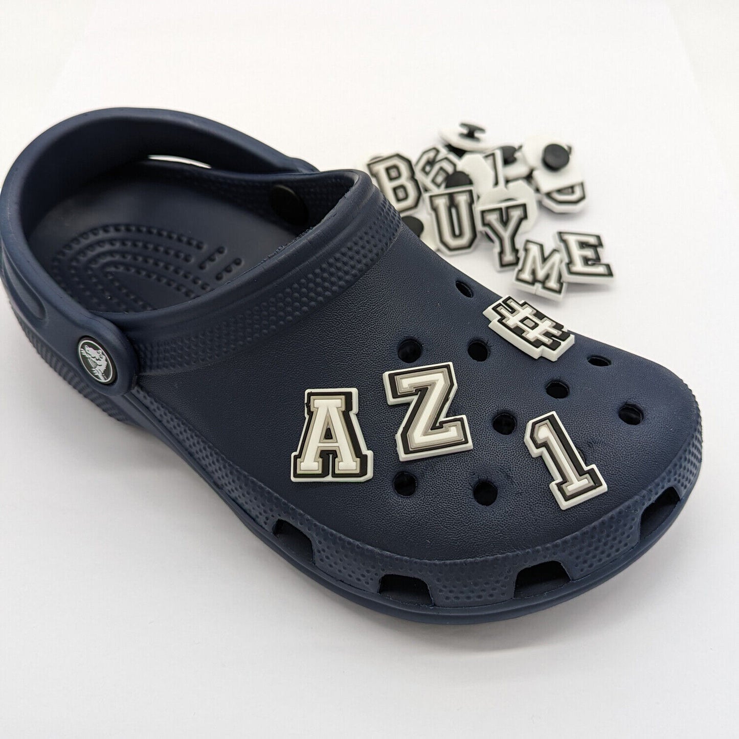 Alphabet Letters A-Z and Numbers - Shoe Charms